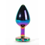 X-MEN Secret Shine Metal Butt Plug Dužine 9,5cm Višebojni, Vodootporni