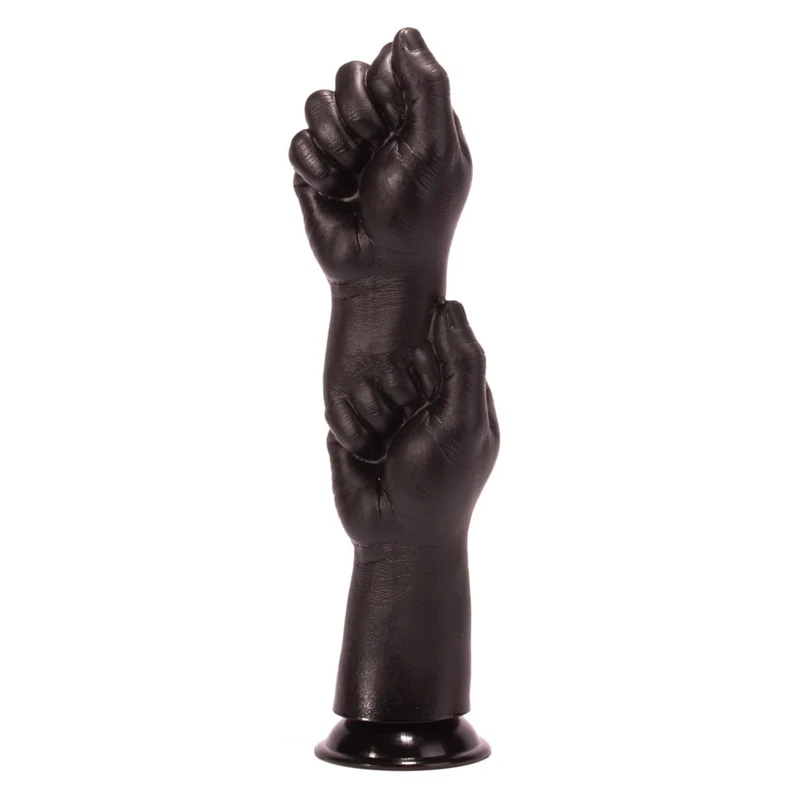 X-MEN The Hand 34,8 cm crni dildo sa vakuumskim postoljem