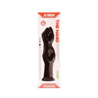 X-MEN The Hand 34,8 cm crni dildo sa vakuumskim postoljem - Sexy Shop