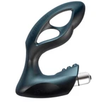 XPANDER X4 Dupli stimulans za prostatu i perineum - Crni vibrator 11,5cm